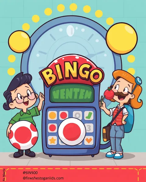 Bingo Cartoon Images with Colorful Designs