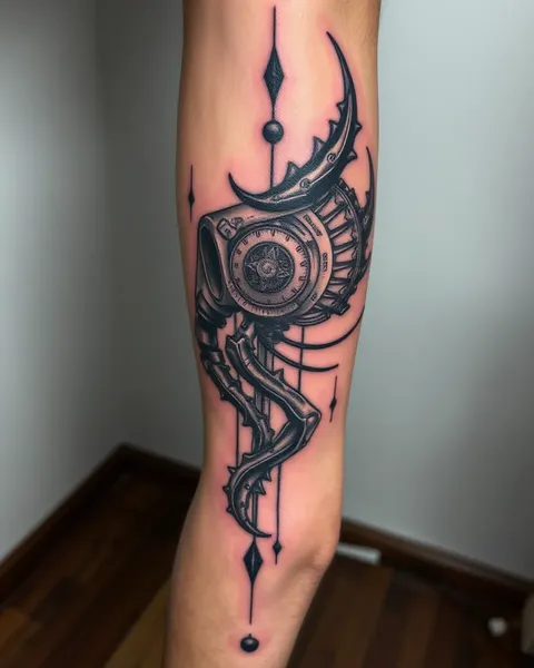 Biomech Tattoo: A Unique Body Art Design