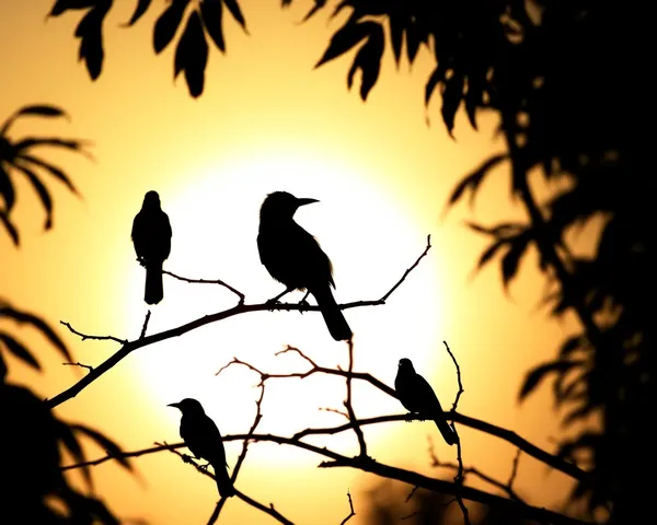 Birds Silhouette PNG Image Resolution Info