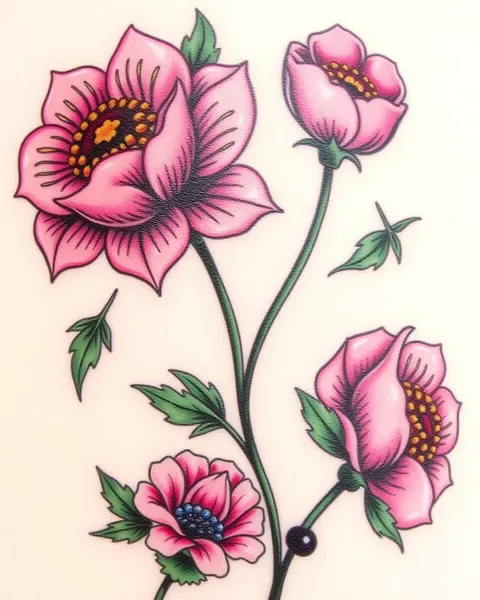 Birth Flower Tattoos in December: A Beautiful Tradition