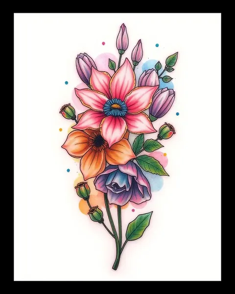 Birth Month Flowers Tattoos: A Symbol of Birth and Life