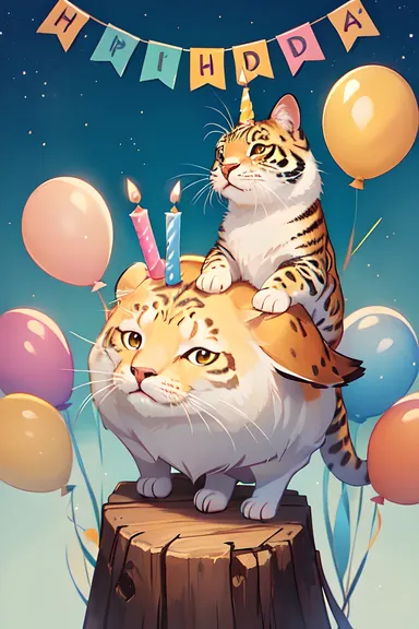 Birthday Animal Pictures Highlight Whimsical Animal Scenes