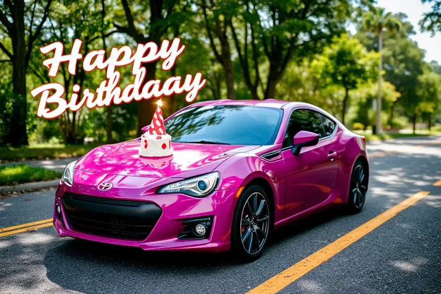 Birthday Car Images with Happy Wishes