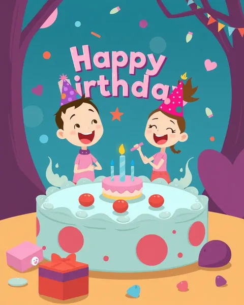 Birthday Cartoon Images for Kids' Fun and Entertainment