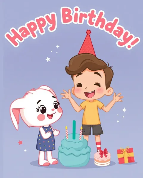 Birthday Cartoon Images for Kids' Fun and Happy Memories