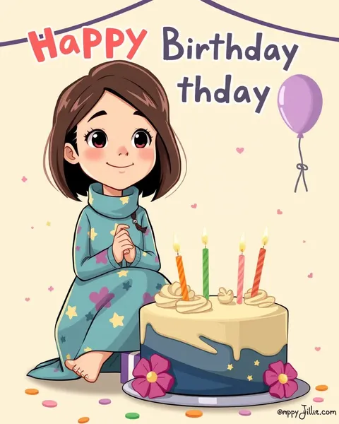 Birthday Cartoon Images for Kids' Joyful and Playful Fun