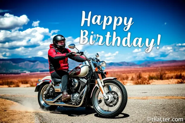 Birthday Images for a Happy Biker Journey