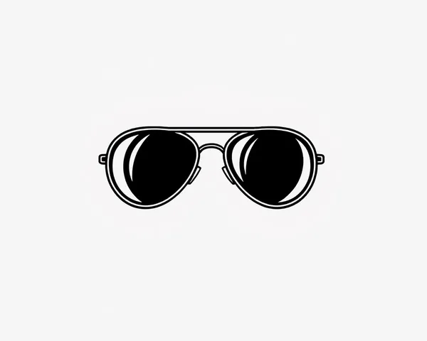 Black Aviator Glasses Icon PNG Image Found