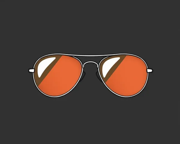 Black Aviator Glasses Icon PNG Image Size