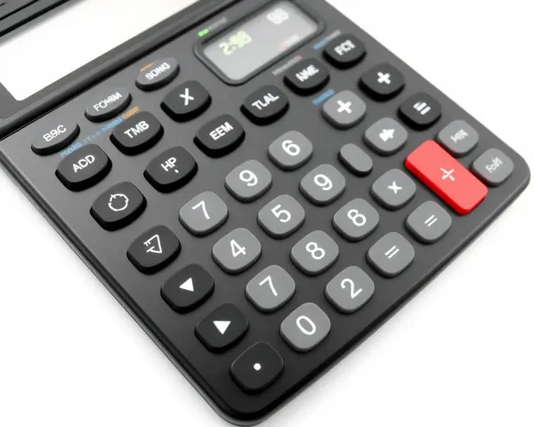 Black Calculator PNG Icon for Mobile