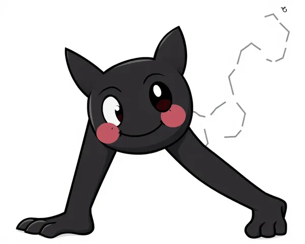 Black Cartoon Legs PNG Image Found