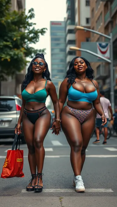 Black Females with Big Boobs in Society