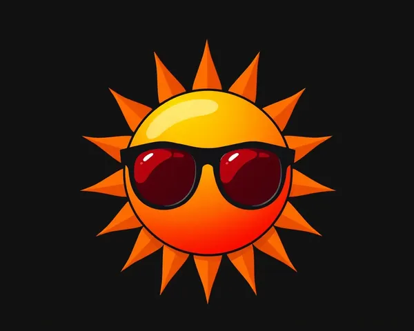 Black Glasses Sun Icon PNG for Free