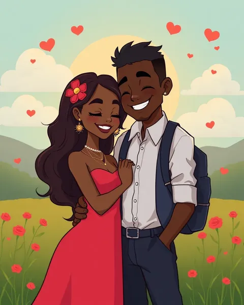 Black Love Cartoon Images Abound