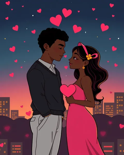 Black Love Cartoon Images Exist