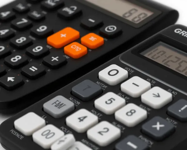 Black PNG Calculator Icon for Project