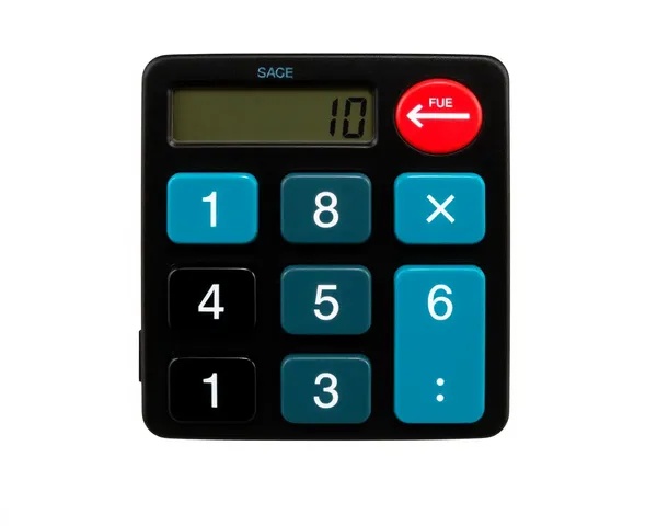 Black PNG Calculator Icon for Use