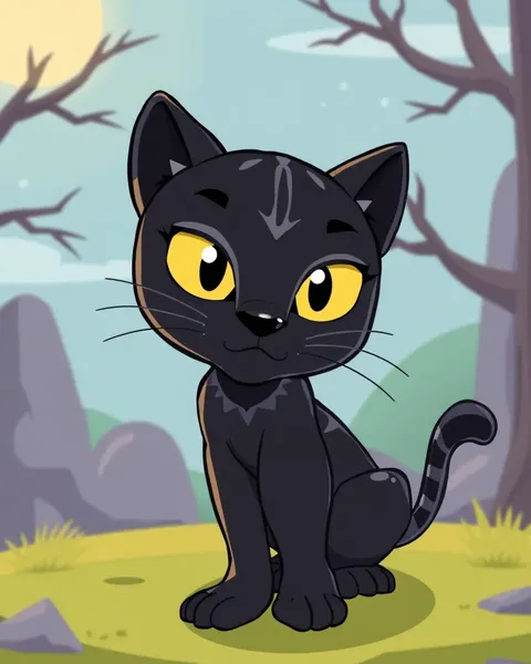 Black Panther Cartoon Images and Pictures