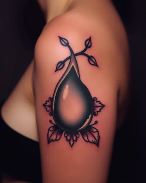 Black Pearl Tattoo: Symbolizing Inner Strength