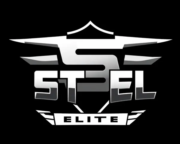 Black Steel Elite Logo PNG Design Uncovered