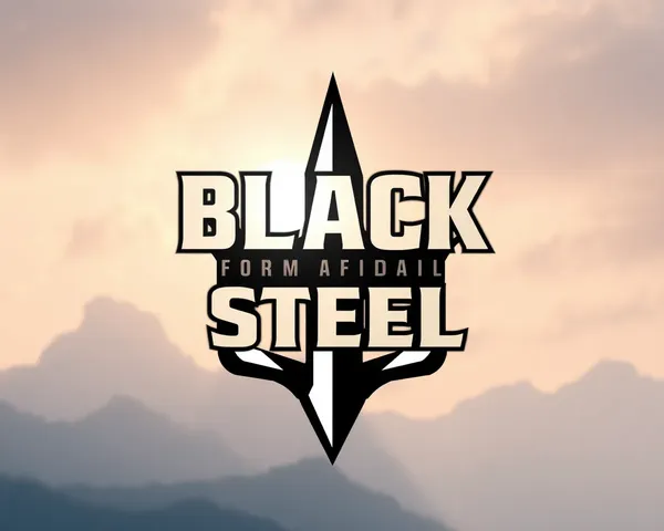 Black Steel Elite Logo PNG Image Found