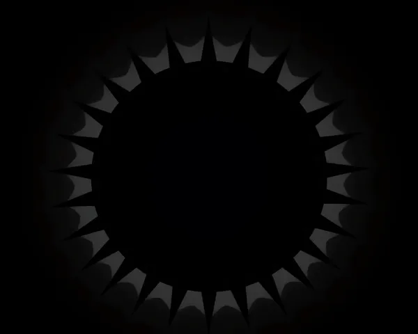 Black Sun PNG Graphic File Found