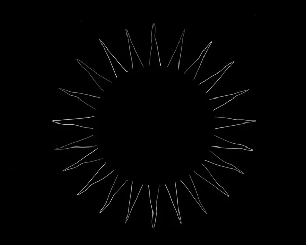 Black Sun PNG Picture File Detected