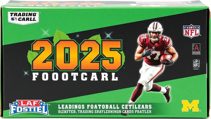 Blaster Box of 2025 Leaf Football Trading Card