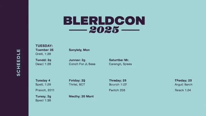 Blerdcon 2025 Schedule Unveils Exhibition Floor Plan