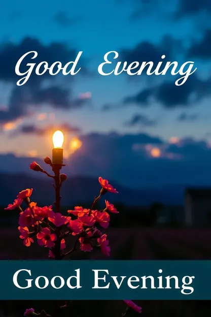 Blessings and Good Evening with Beautiful Images