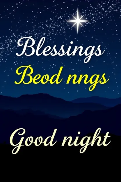 Blessings and Good Night Images Displayed