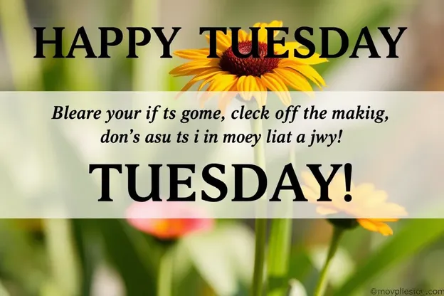 Blessings of Happy Tuesday Through Lovely Image Sharing