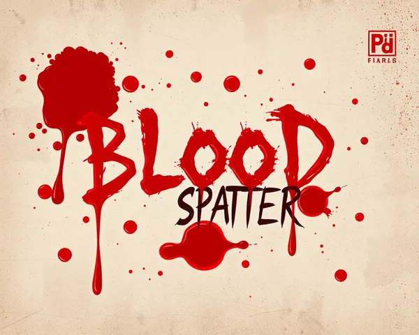 Blood Spatter PNG Forensic Analysis Methods