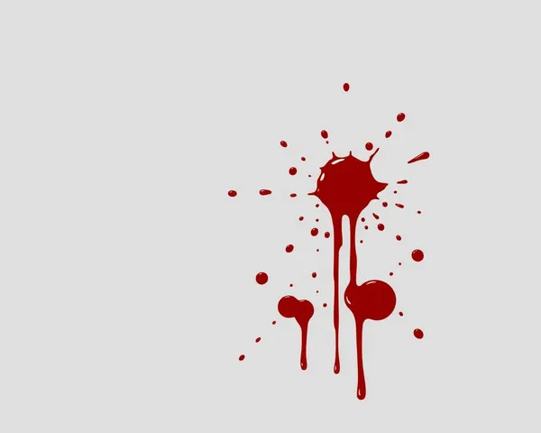 Blood Splat Png: Bloody Crime Scene with Splat Pattern