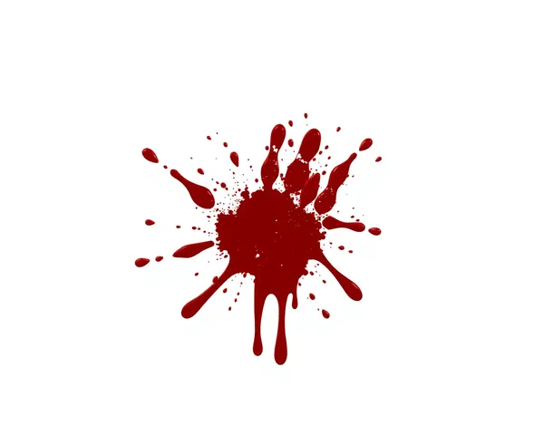 Blood Splat Png: Graphic Blood Splat for Horror Game Concept