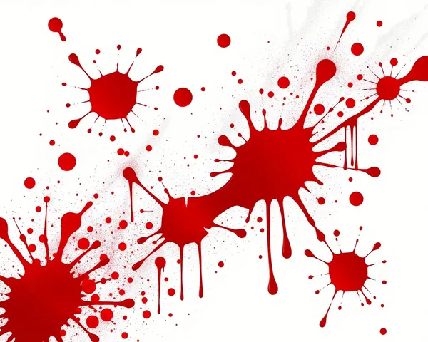 Blood Splatters PNG Graphic Design Illustration Example