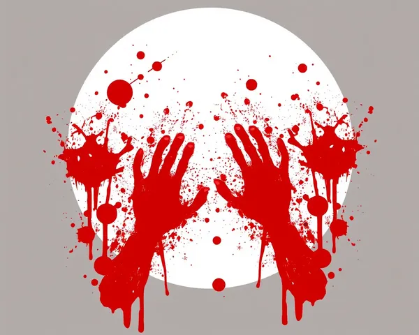 Blood Splatters PNG Picture for Dark Fantasy Novel Cover