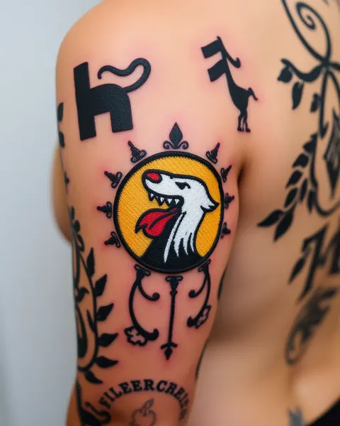 Bold Patch Tattoo Style: Eye-Catching Art