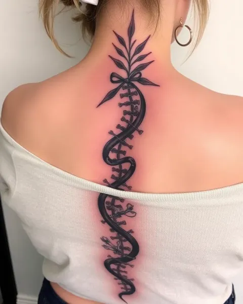 Bold Spine Tattoo Ideas for Statement Pieces