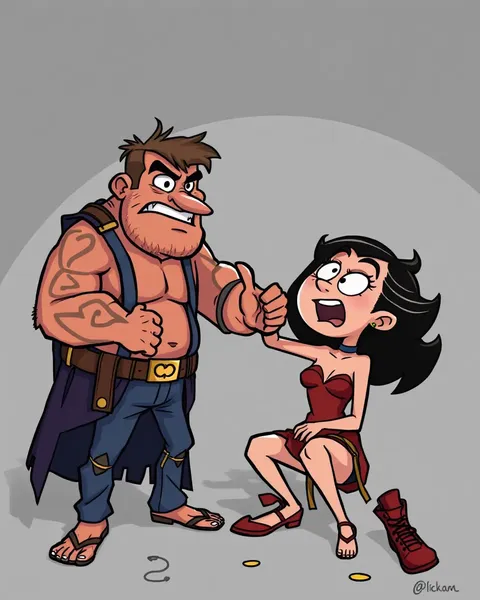 Bondage Images of Cartoon Characters for Adults