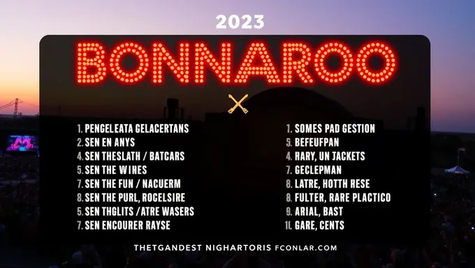 Bonnaroo 2025 Participation Lineup Features Top Acts