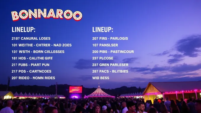 Bonnaroo 2025 Participation Lineup Schedule Released