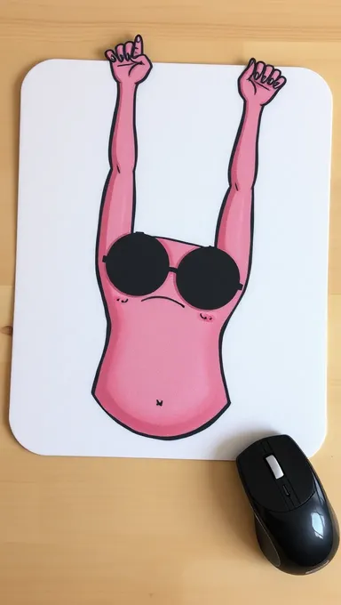 Boob Mouse Pad with Adjustable Height Setting