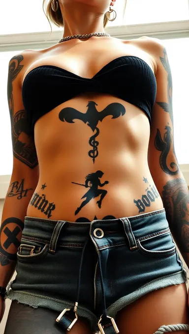 Boob Tattoos Below the Waist: Fashionably Edgy