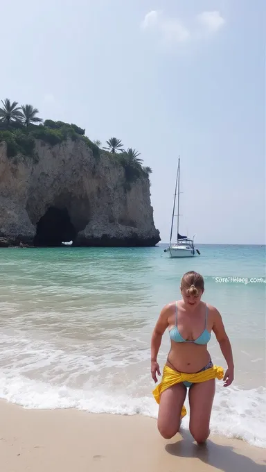 Boobs Exposed on the Naked Beach Day