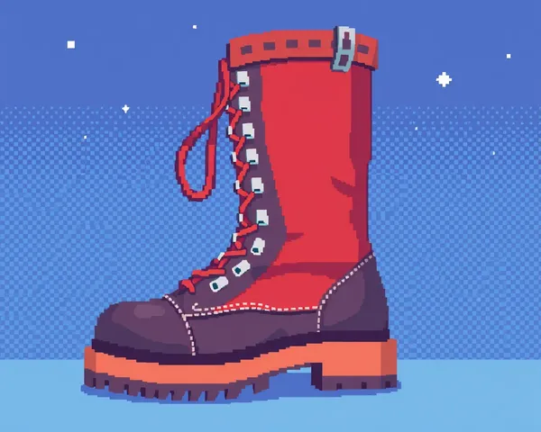 Boot Pixel Art Png Format