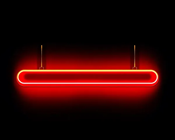 Border Neon Bar PNG Design Graphics Vector