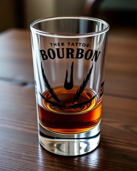 Bourbon Glass Tattoo Idea for Personalized Style