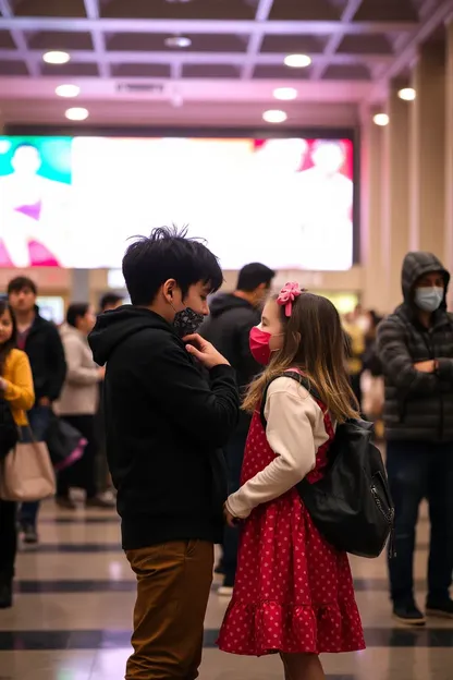 Boy and Girl Meet in Public