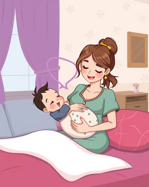 Breastfeeding Cartoon Images for Mother's Empowerment